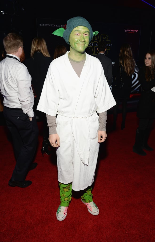 Joseph Gordon-Levitt Yoda Costume at Star Wars Premiere 2015