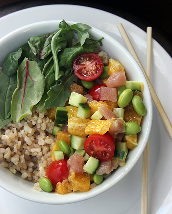 Brown Rice and Tuna Sushi Bowl