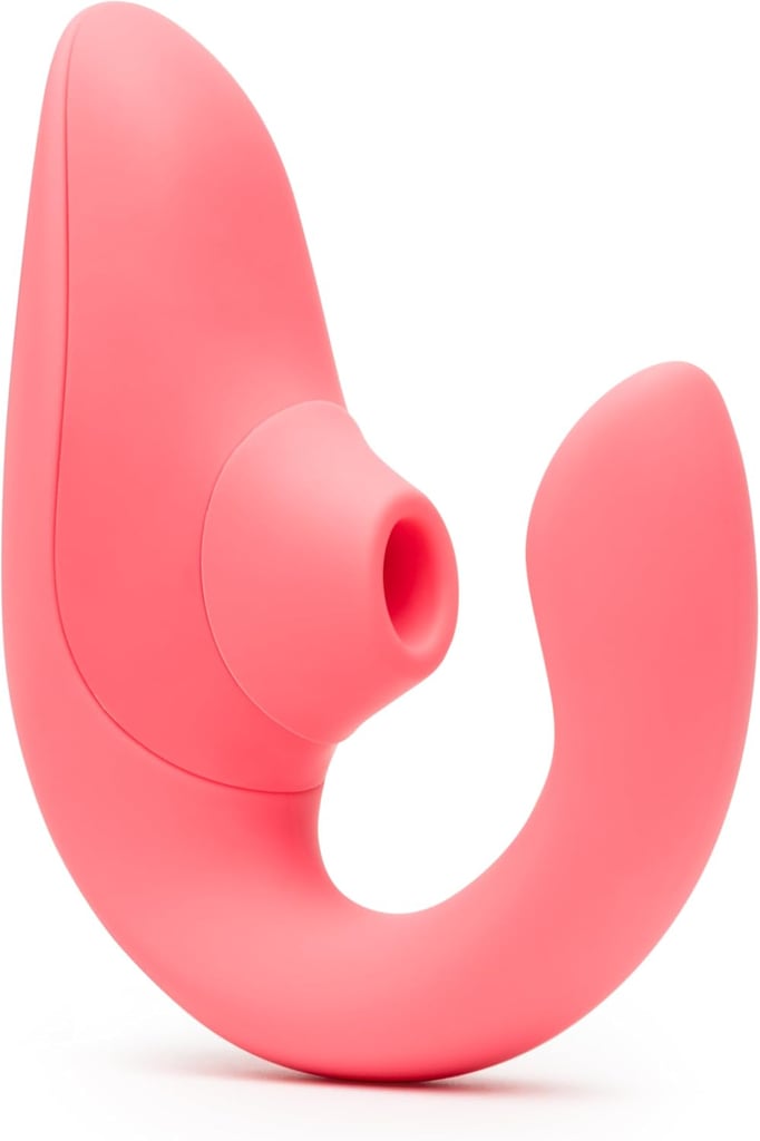 Womanizer Blend Mini Rabbit Vibrator ($129)
Instead of focusing solely on one area, rabbit vibrators were created to provide internal and external stimulation at the same time. The brand says this design is beginner friendly because it's intuitive to use and only requires one hand.