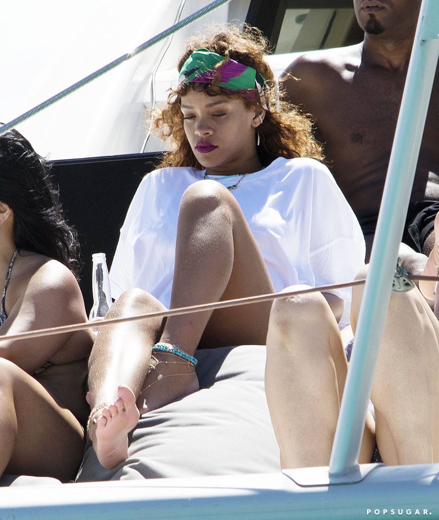 Rihanna on Vacation in Barbados August 2015