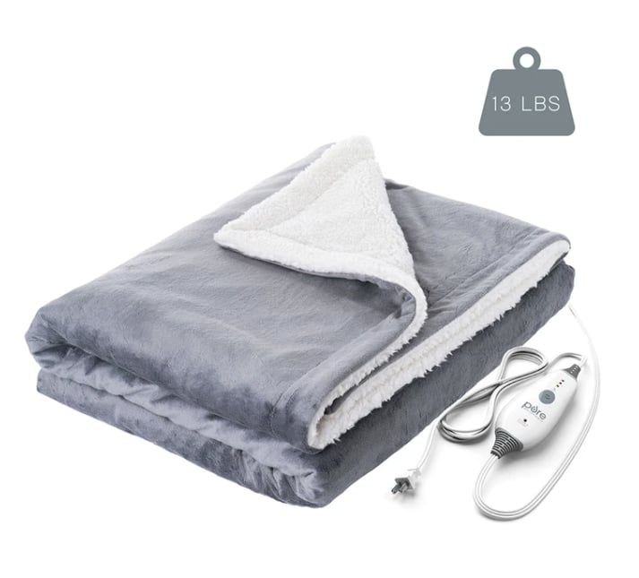 This is fairly lightweight in terms of weighted blankets, weighing 13