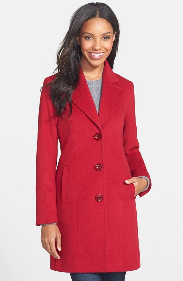 Kristen Blake Wool Blend Walking Coat