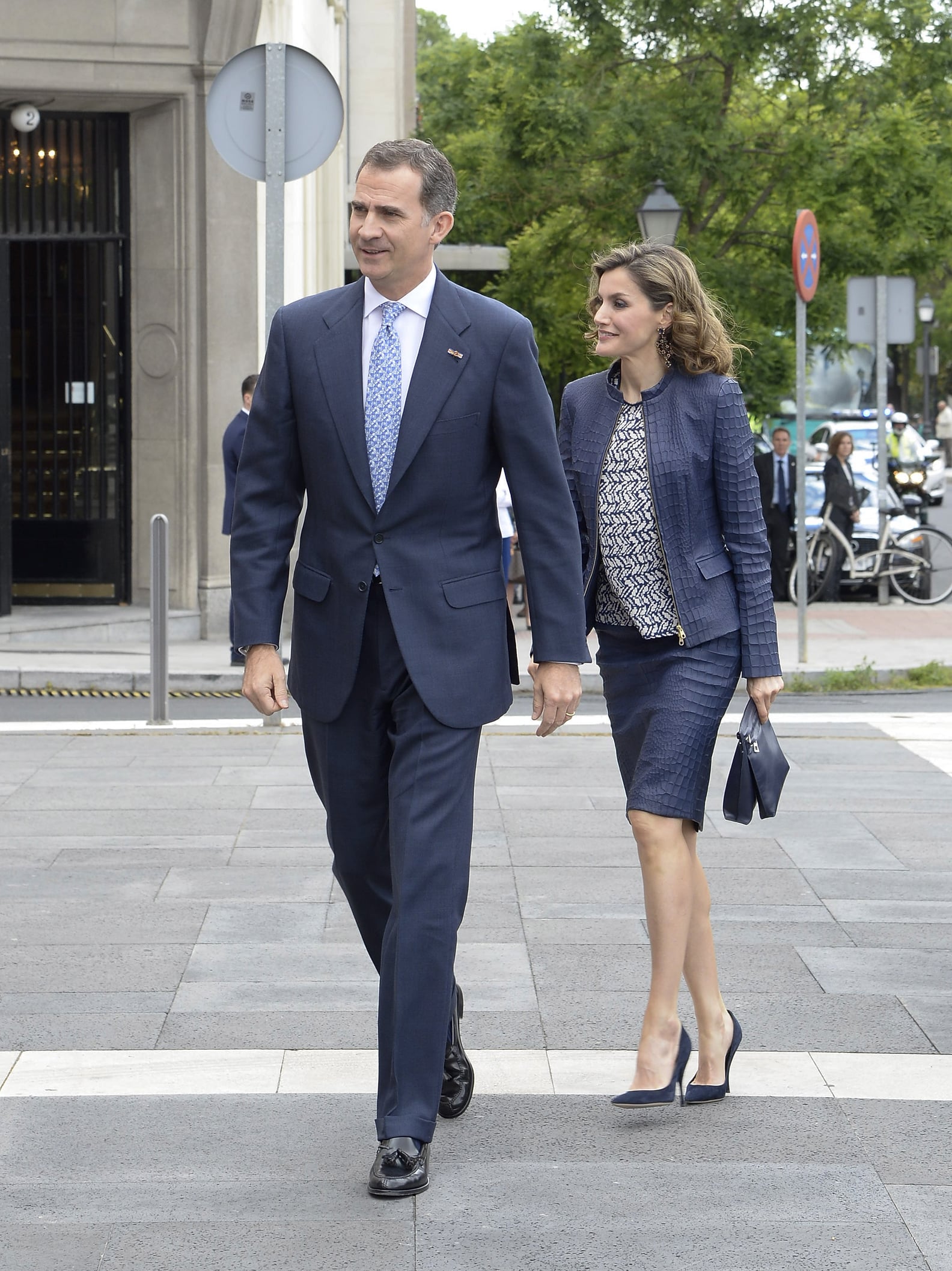 Queen Letizia's Crocodile Suit at the Prado Museum | POPSUGAR Fashion