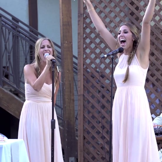 Sisters Sing Mashup For Sister's Wedding Toast