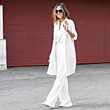 crisp white suit