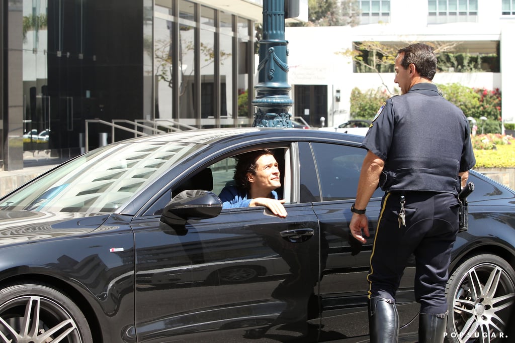 Orlando Bloom Gets Out of a Ticket With Police in LA