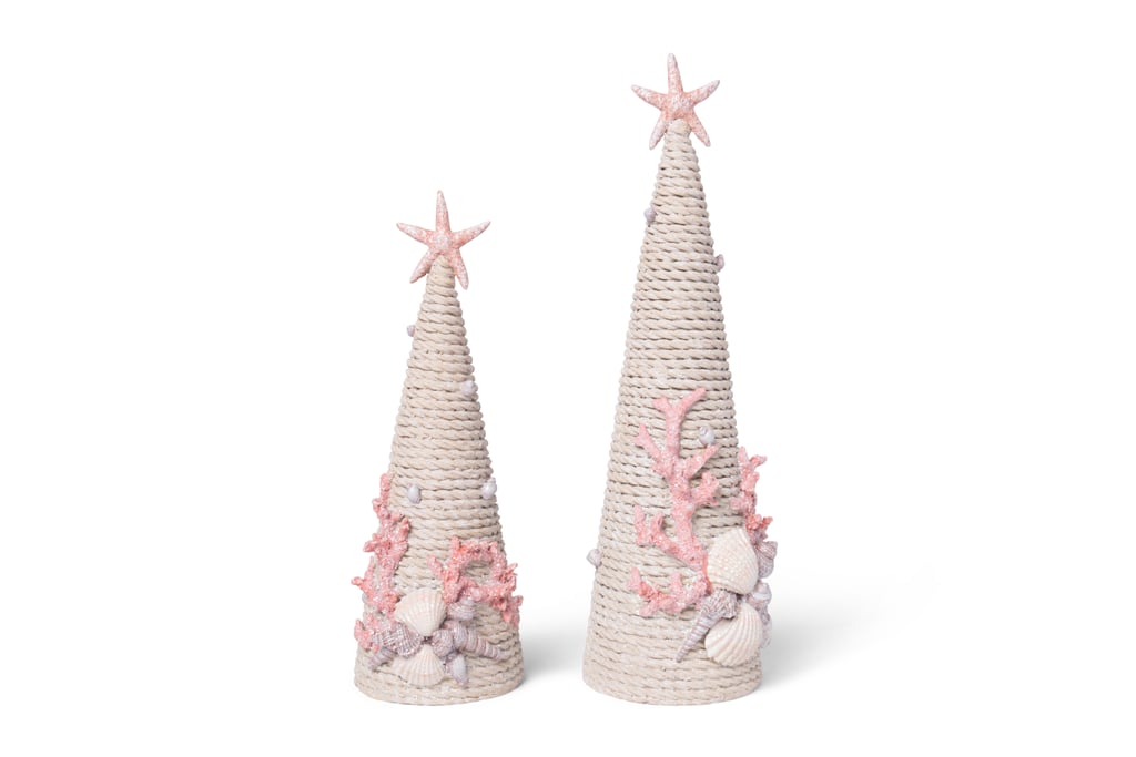 HomeGoods Underwater Themed Decorative Trees With Coral & Shell Accents ($13, $17) HomeGoods Underwater Themed Decorative Trees With Coral & Shell Accents ($13, $17)