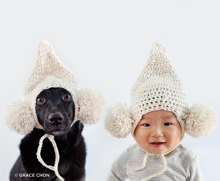 Dog and Baby Dress Up in Matching Outfits POPSUGAR Family Photo 4