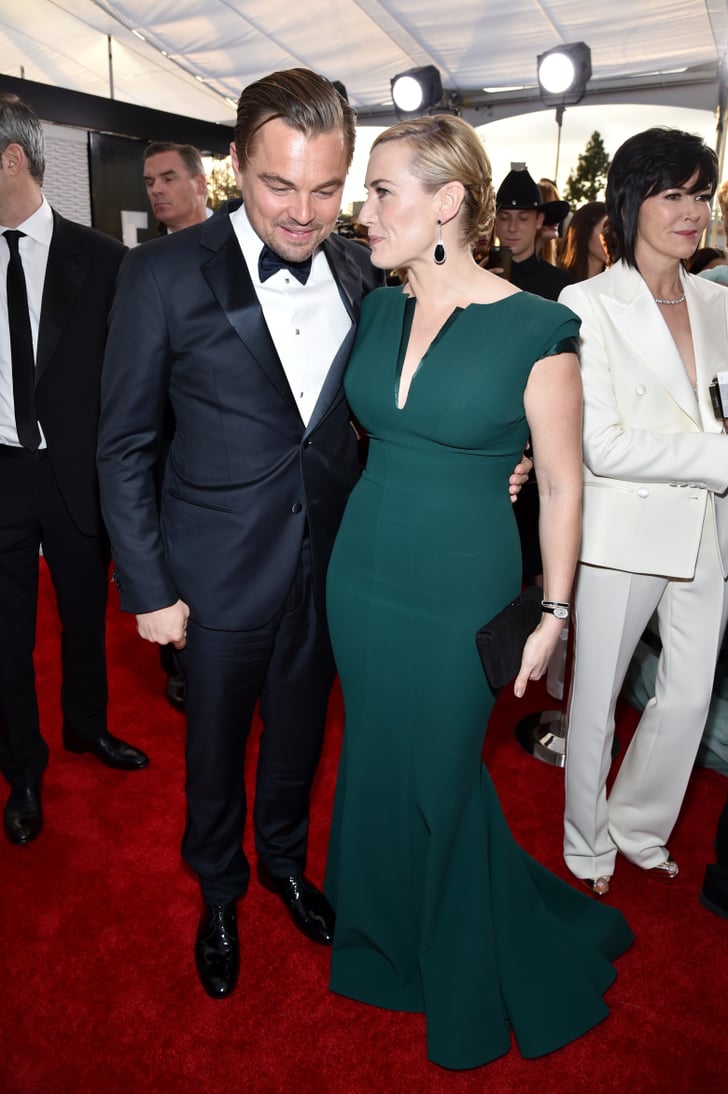 Kate Winslet And Leonardo Dicaprio At The Sag Awards 2016 Popsugar Celebrity Photo 1 