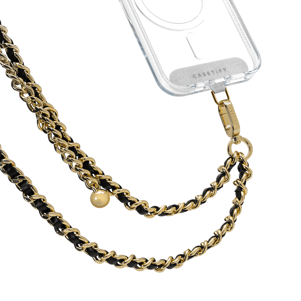 Casetify BioVeg Cross-Body Chain ($60)
If you're carrying books, a laptop, your bag, and a beverage, the last thing you need in your hands is your phone. Upgrade your phone case with this body chain accessory that will let you wear your device across your body.