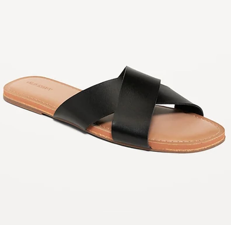 Old navy black cheap slides