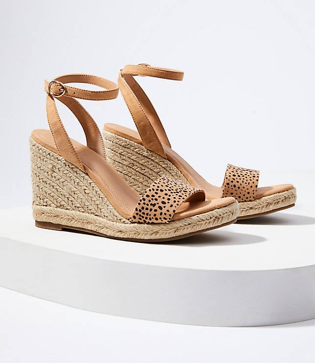 Cheetah Print Wedges