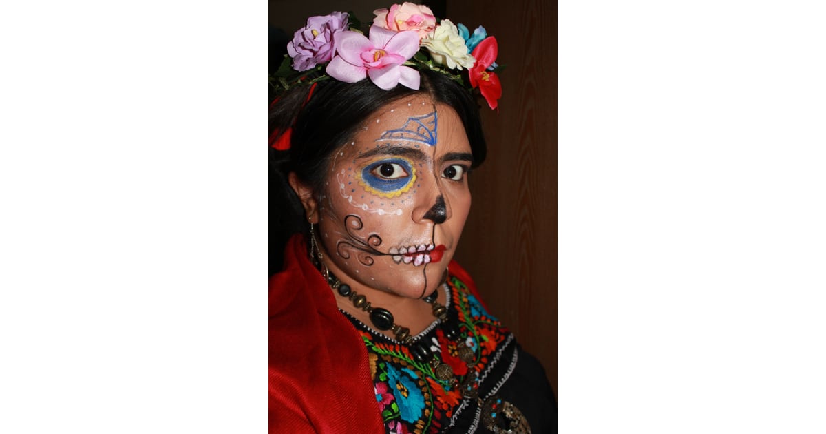 Frida Faceoff 8 Scary Halloween Makeup Ideas From Reddit POPSUGAR Beauty Photo 2