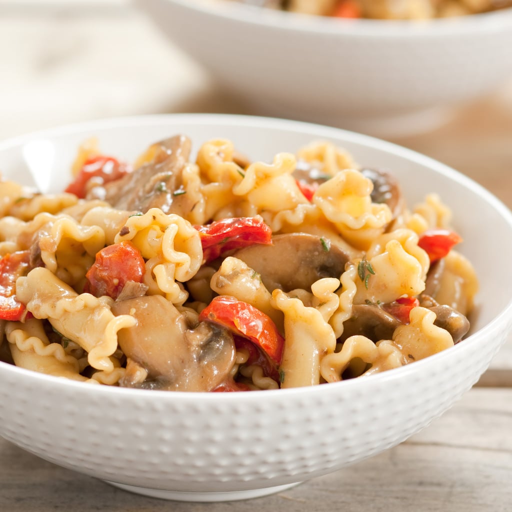 Pasta With Roasted Tomatoes and Porcini Sauce