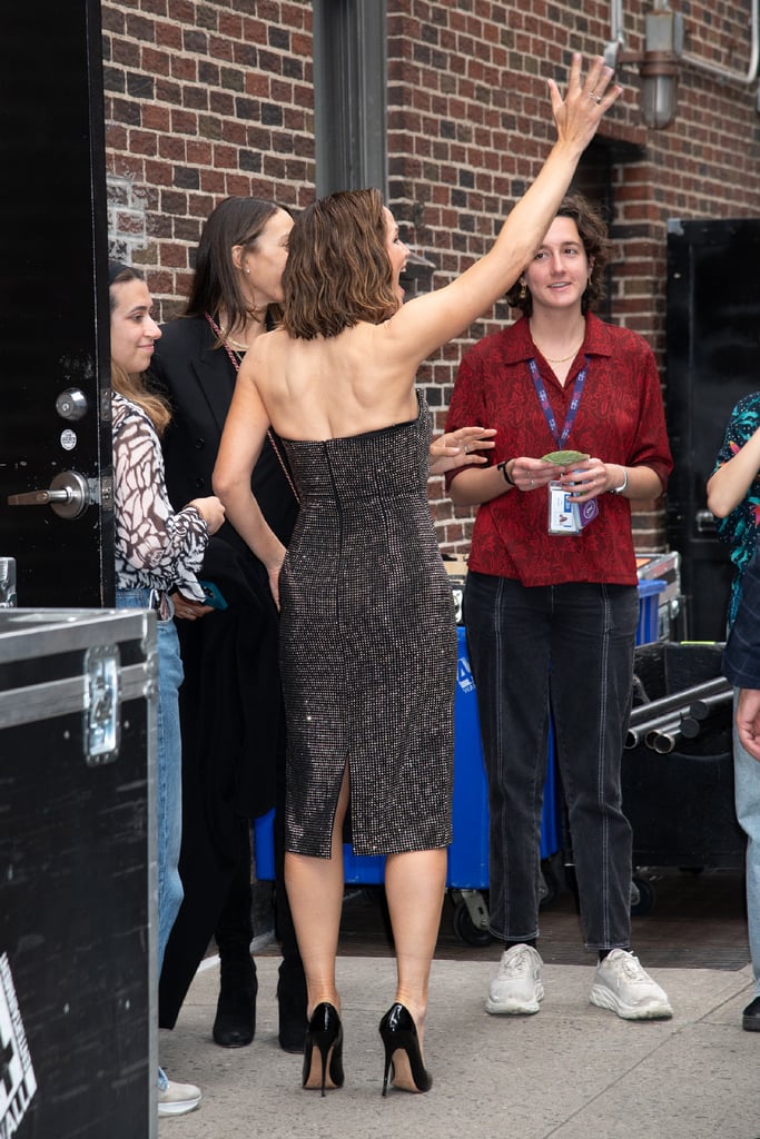 Jennifer Garner's Rhinestone Corset Dress in NYC