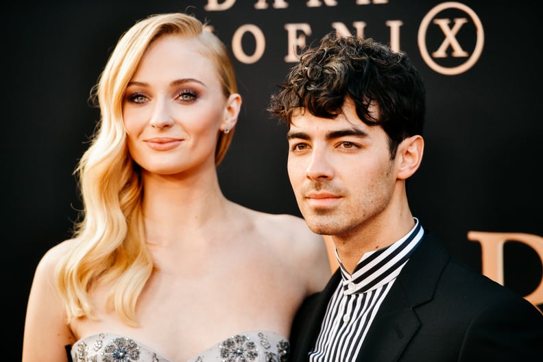 HOLLYWOOD, CALIFORNIA - JUNE 04: (EDITORS NOTE: Image has been processed using digital filters) Sophie Turner and Joe Jonas attend the premiere of 20th Century Fox's 