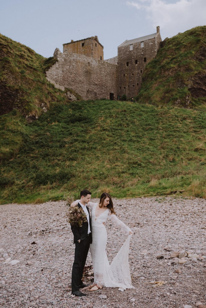 Elopement Shoot at Dunnottar Castle in Scotland