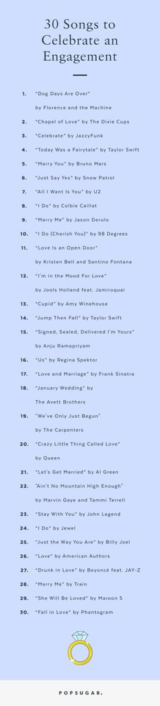 Engagement Playlist Popsugar Love Sex This is the song i wrote for rose for our engagement. engagement playlist popsugar love sex