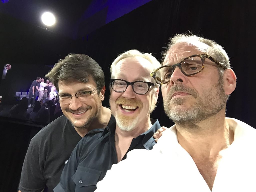 And took a selfie with Nathan Fillion and Adam Savage.