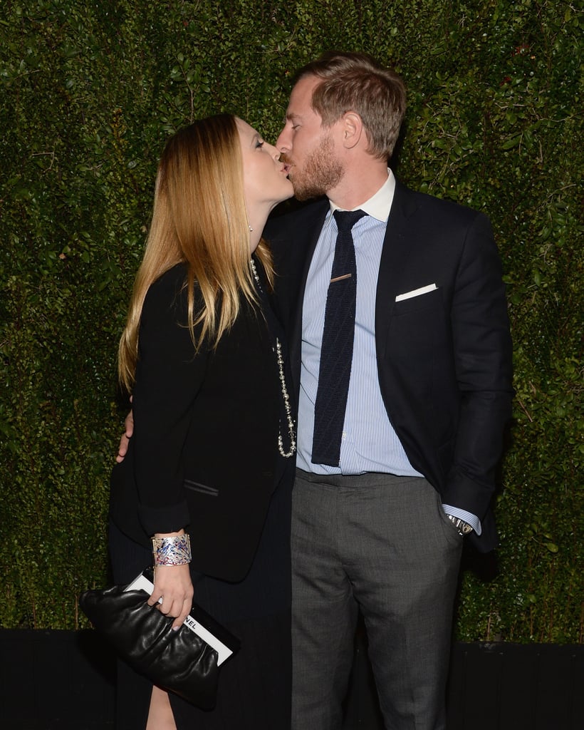 Drew Barrymore kissed Will Kopelman at the Chanel dinner for her book, Find It in Everything, in Beverly Hills on Tuesday.