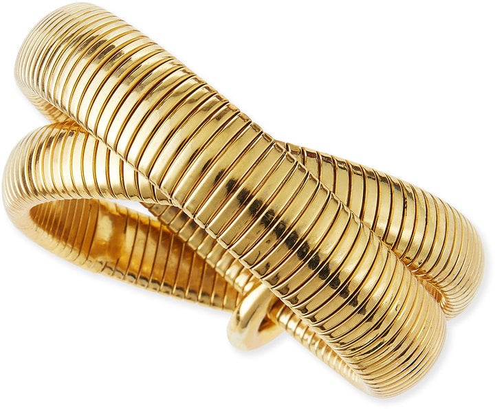 Diane von Furstenberg Gemma Interlocking Bangle Bracelet ($128)