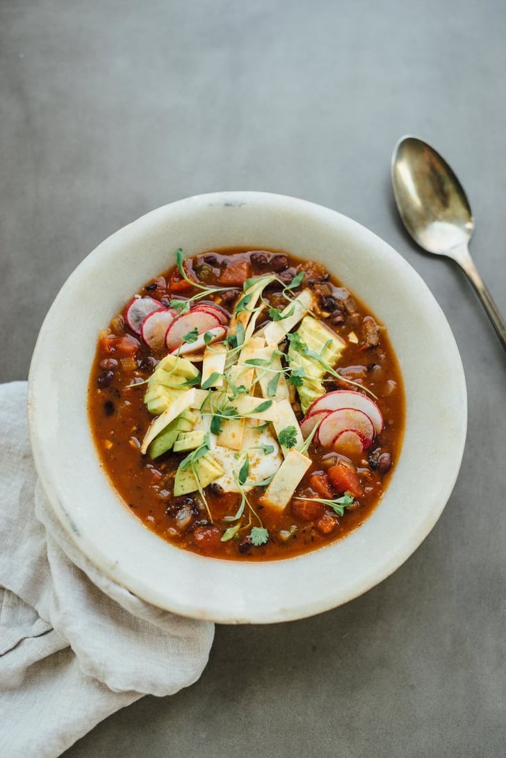 Chipotle Black Bean Tortilla Soup High Protein Bean Soup Recipes POPSUGAR Fitness UK Photo 7