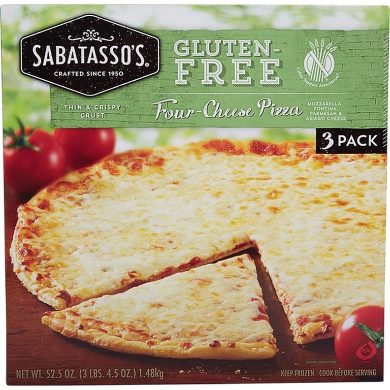 Sabatasso’s Gluten Free Four Cheese Pizza ($20)
