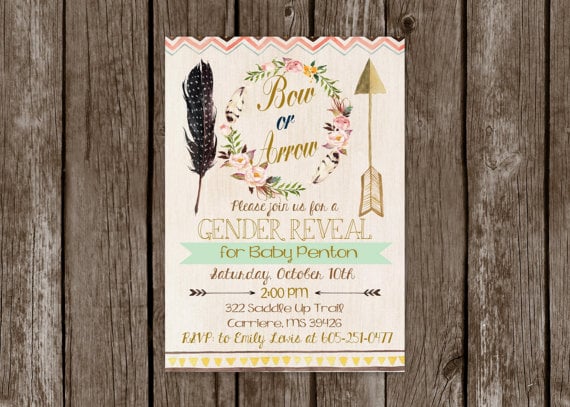 Bows or Arrows Invite