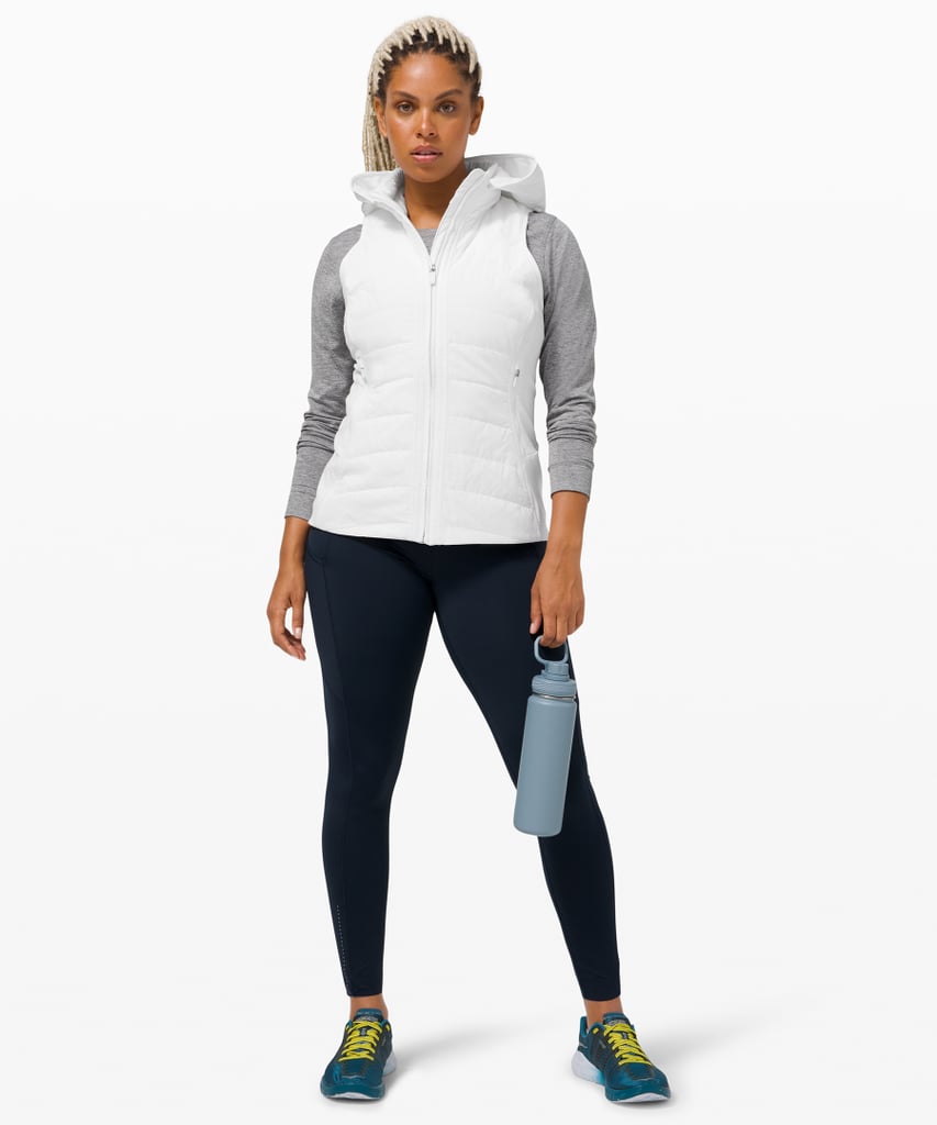 A Hooded Down Vest: Lululemon Another Mile Vest