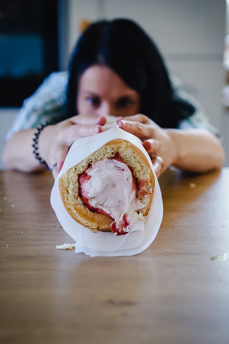 Strawberry Arctic Roll