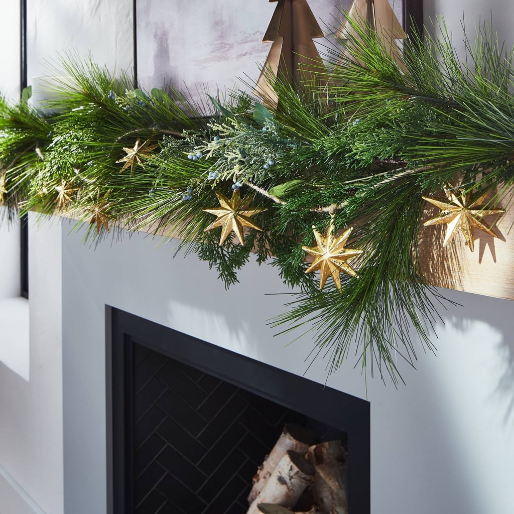 Decorative Greenery: Threshold x Studio McGee Gold Star Garland