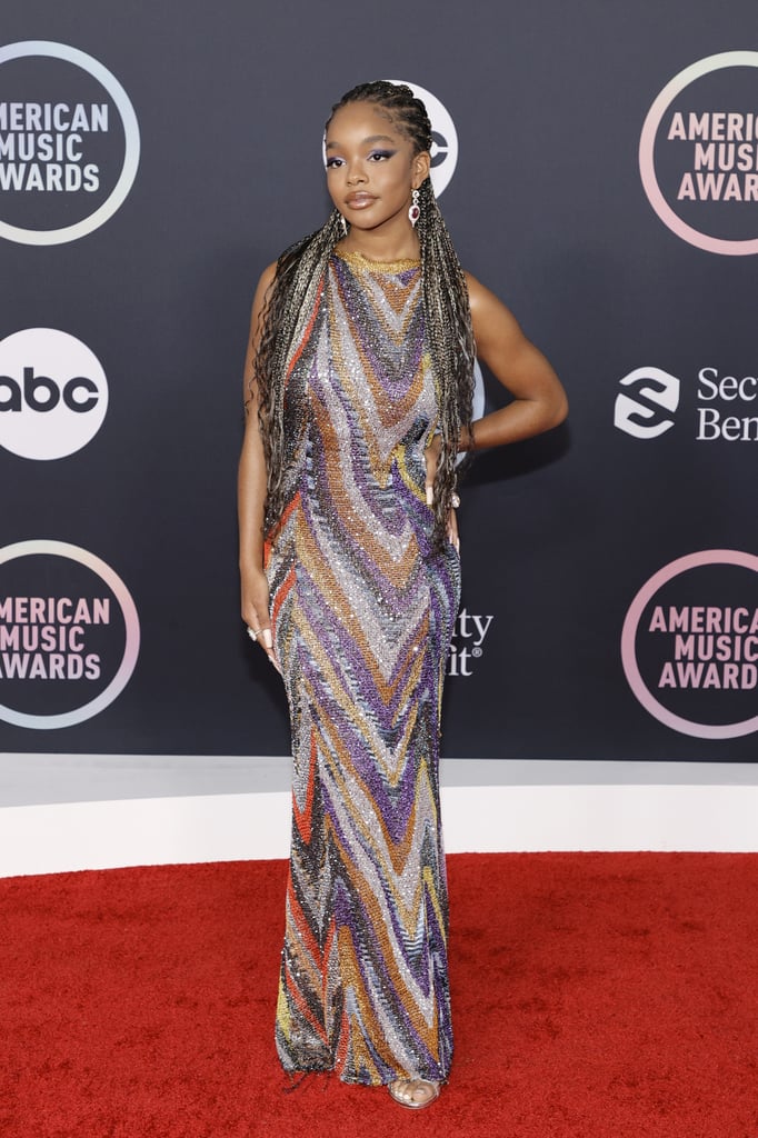 Marsai Martin at the 2021 American Music Awards