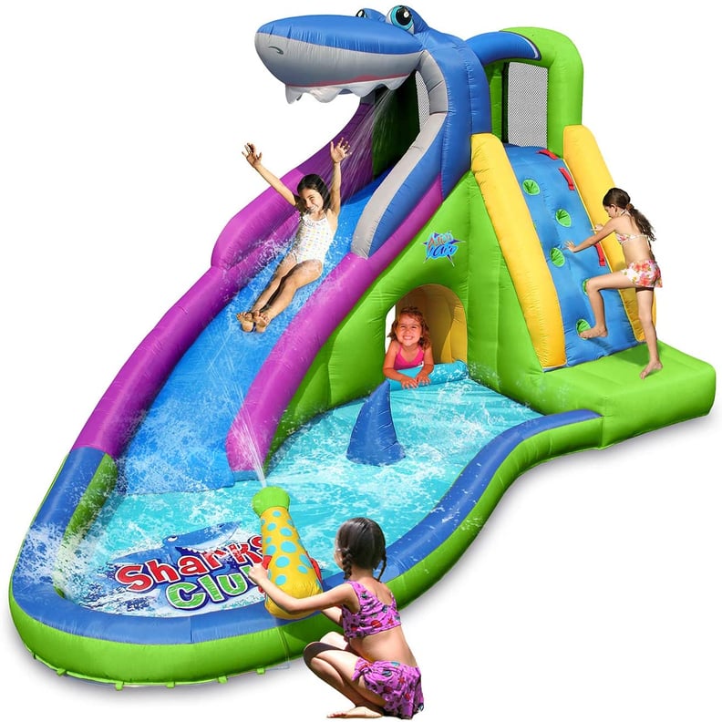ACTION AIR Inflatable Waterslide Shark Bounce House