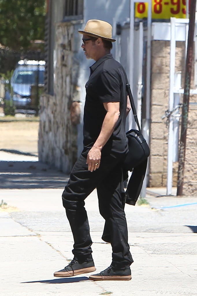 Angelina Jolie and Brad Pitt at Twins' Birthday 2015 Photos