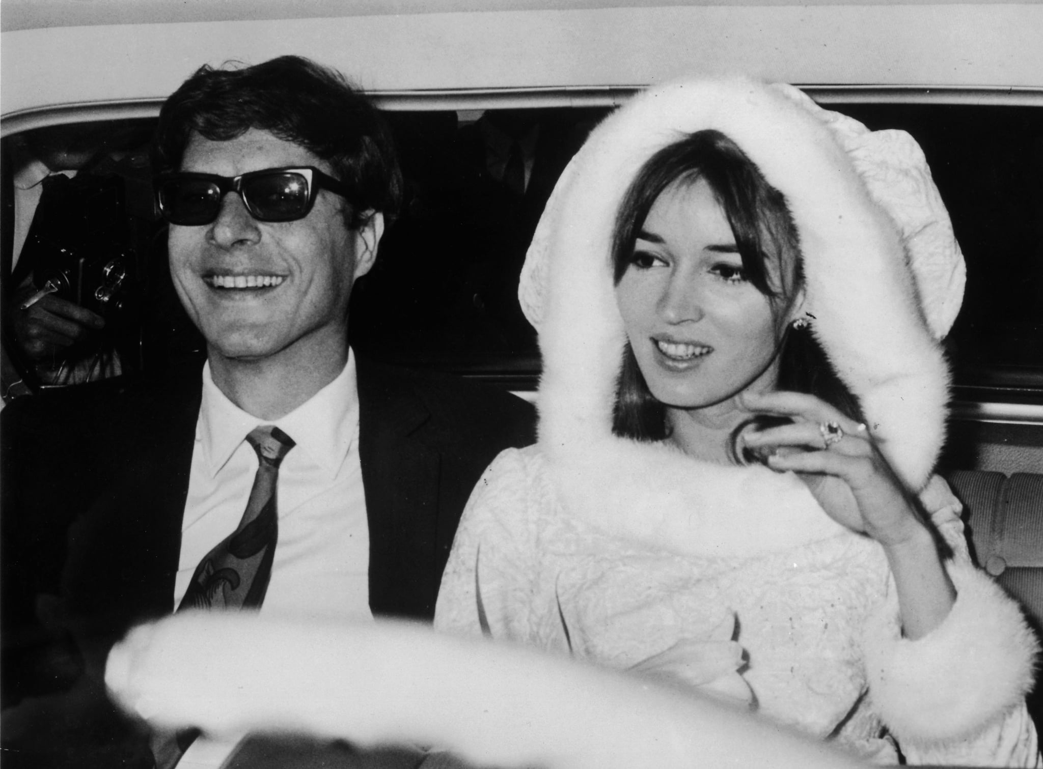 ROME - DECEMBER 10, 1966:  (FILE PHOTO)  John Paul Getty Jr., the son of petroleum multimillionaire John Paul Getty and his second wife Talitha Pol (1940-1971) are shown on December 10, 1966 after their wedding at the Capitol Hall in Rome. The American-born philanthropist and billionaire became a British citizen late in his life and was given full honours as the Knight Commander of the Most Excellent Order of the British Empire in 1998.  (Photo by Getty Images)