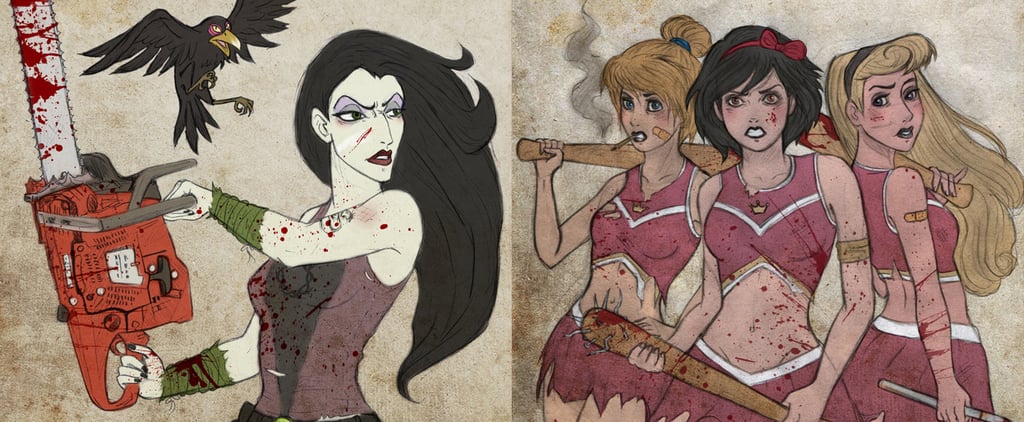 Walking Dead Disney Art