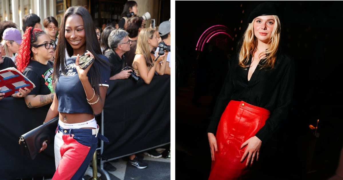 Trinity Tatum's Crop Top, Elle Fanning's Crystal Bag, and More Celeb Front-Row Looks