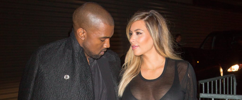 Pictures of Kanye West Checking Out Kim Kardashian