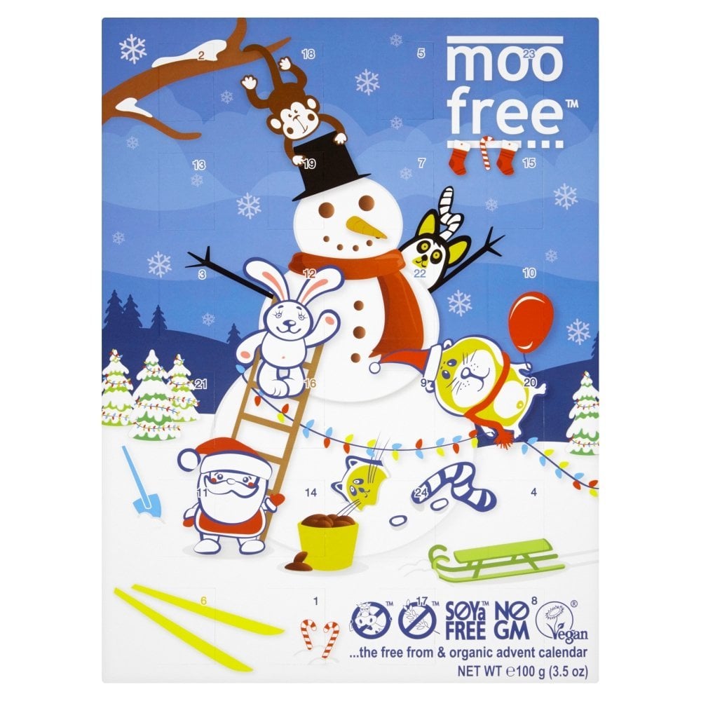 Vegan Chocolate Advent Calendar From Moo Free POPSUGAR Fitness