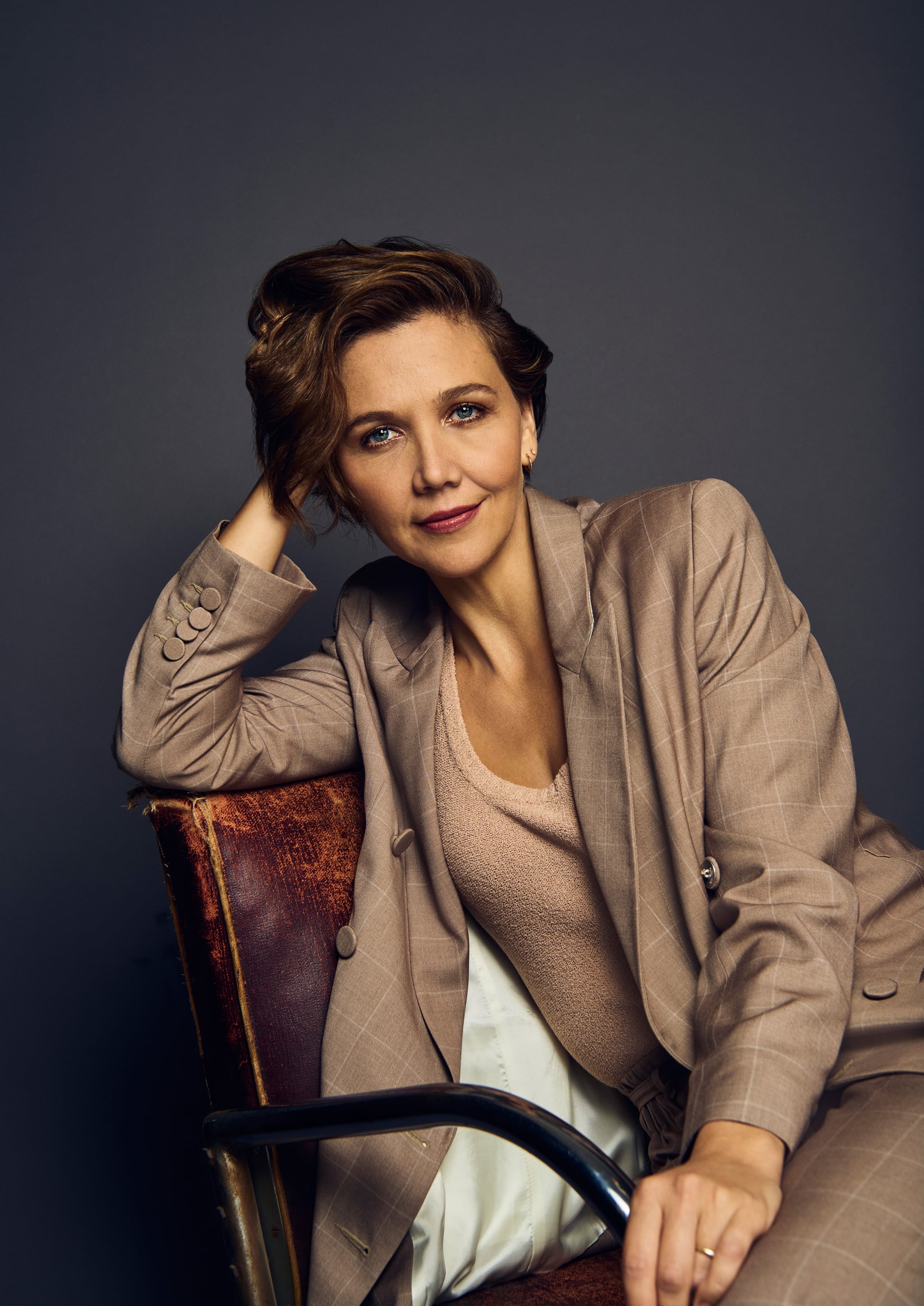 TORONTO, ON - SEPTEMBER 10:  Actor Maggie Gyllenhaal from the film 'The Kindergarten Teacher'' poses for a portrait during the 2018 Toronto International Film Festival at Intercontinental Hotel on September 8, 2018 in Toronto, Canada.  (Photo by Gareth Cattermole/Contour by Getty Images)