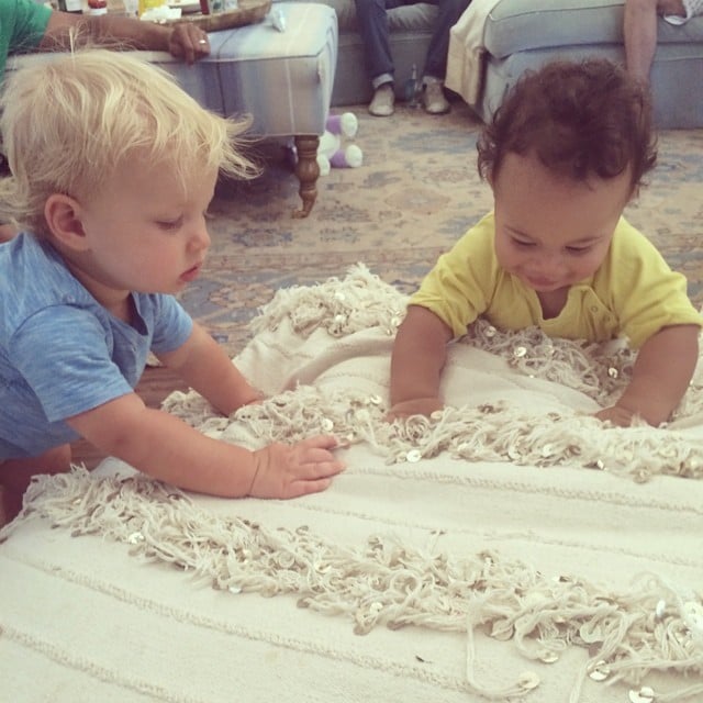 Ace Johnson and Rocco Faison enjoyed an indoor playdate. 
Source: Instagram user jessicasimpson