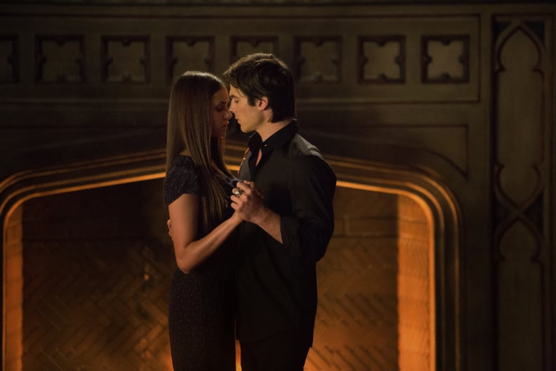 Damon and Elena From "The Vampire Diaries"