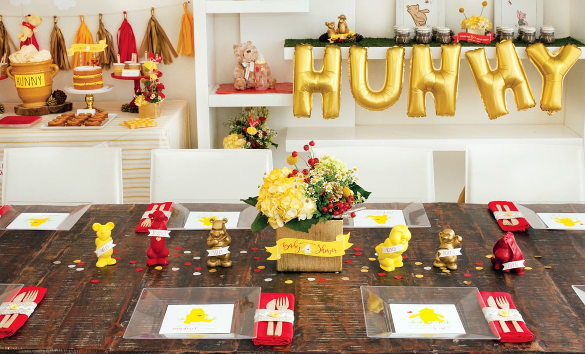 Pretty Winnie the Pooh Baby Shower Ideas POPSUGAR Family