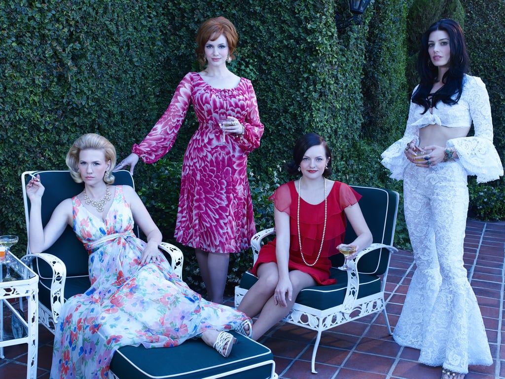 The ladies of Mad Men look fabulous rocking that '70s style.