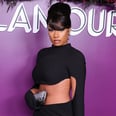 Megan Thee Stallion's Dress Has a Turtleneck and Gloves, but That Massive Cutout Is Making Us Blush