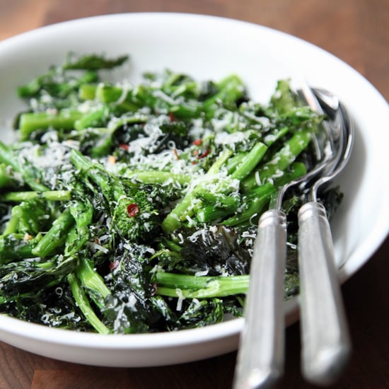 Roasted Broccoli Rabe With Lemon and Parmesan