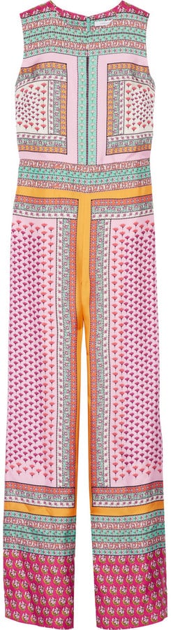 Diane von Furstenberg Jalessa Printed Silk Jumpsuit ($700)