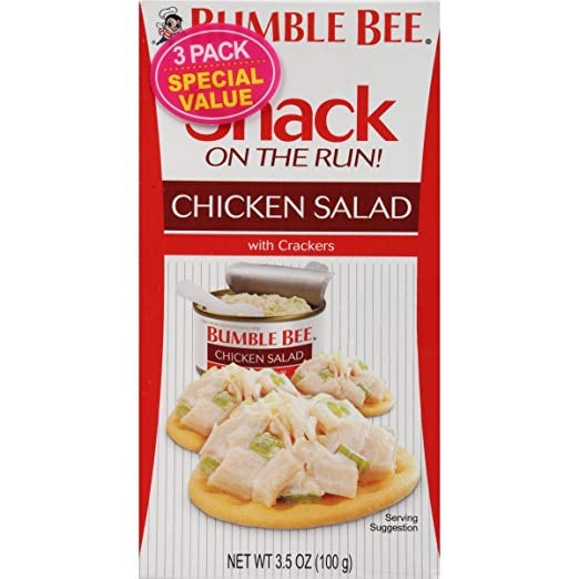 Snack on the Run Chicken Salad With Crackers