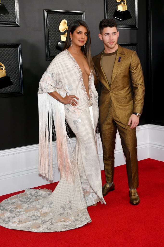 priyanka chopra in white gown