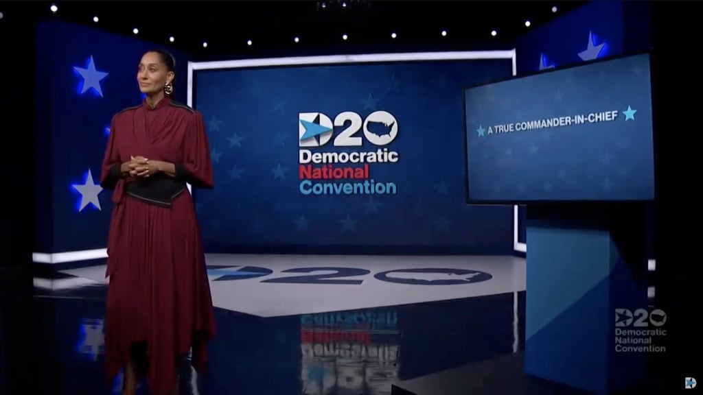 Tracee Ellis Ross's Red Proenza Schouler Dress at the DNC